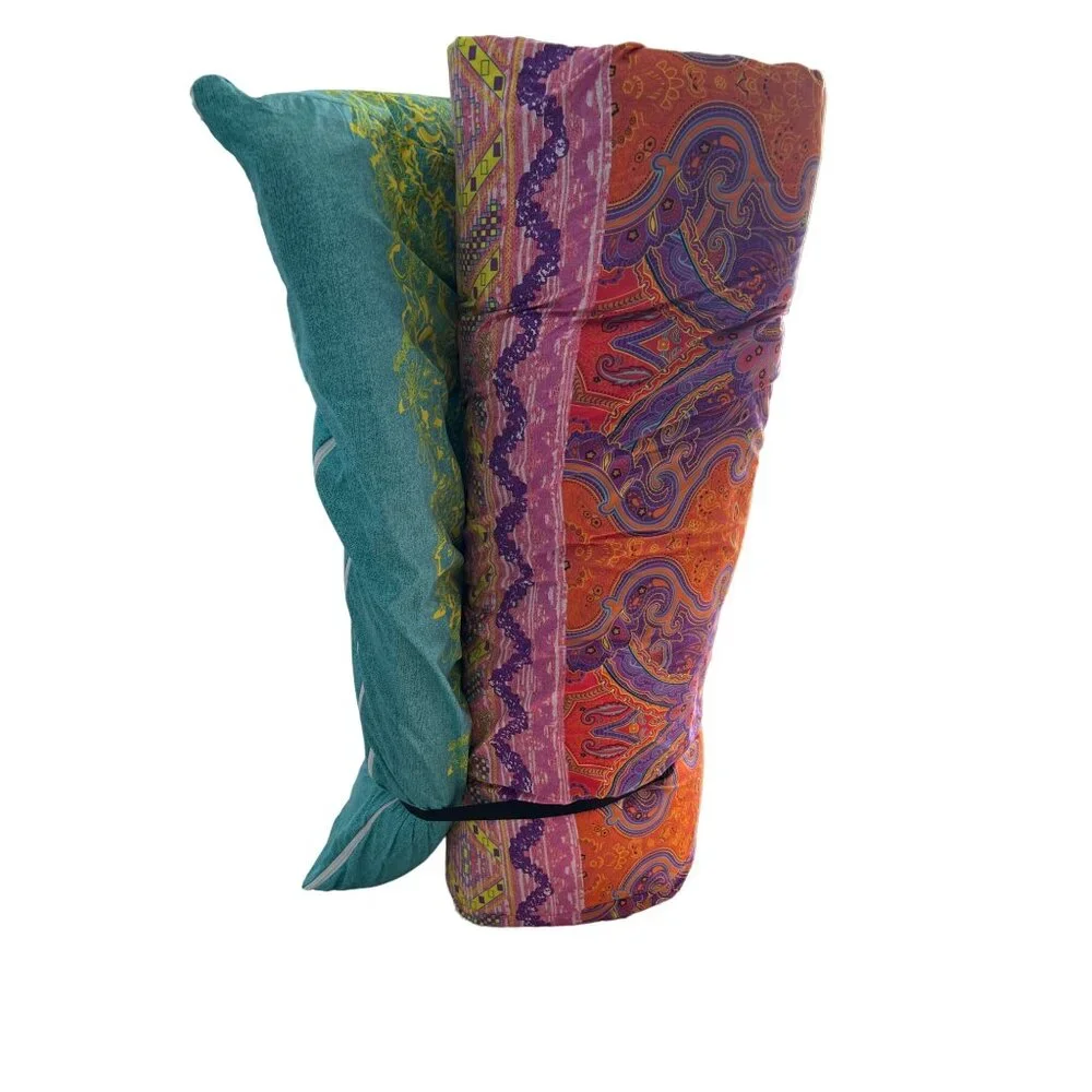 Bohemian Retro Floor Mattress Portable Camping Sleeping Pad Twin